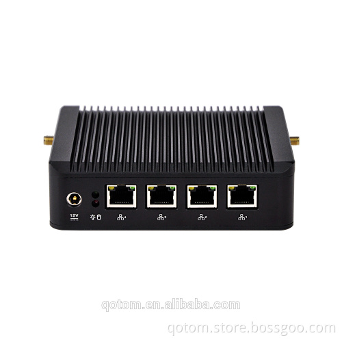 2017 New computer hardware J1900 Baytrail Qotom Mini computer fanless Q190G4U